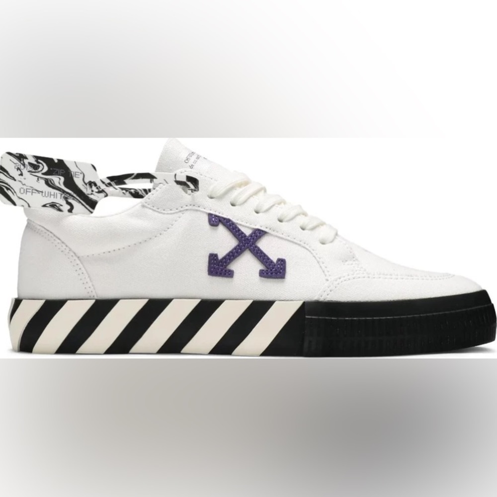 OFF-WHITE Vulc Low White/Purple 6M ("39")